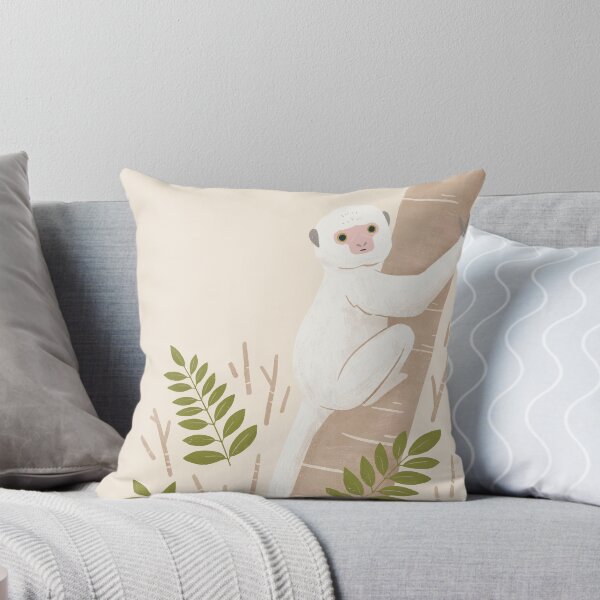 Item preview, Silky Sifaka (Propithecus candidus) designed and sold by anddear.