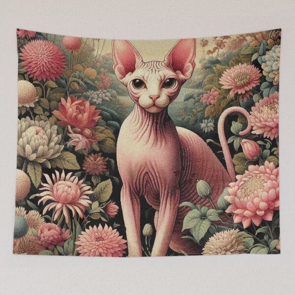 Item preview, Sphynx cat is Curious about you designed and sold by Illuministique.