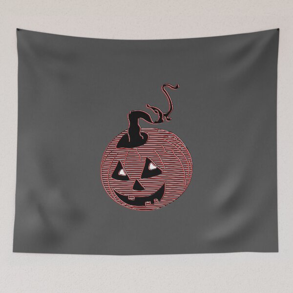 Item preview, Happy Hallowin Party Halloween day red pumpkin pixel art designed and sold by 4rpixs.