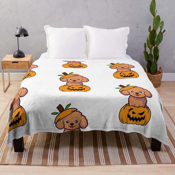 Item preview, Funny Brown Dog in a pumpkin designed and sold by Pet Station.