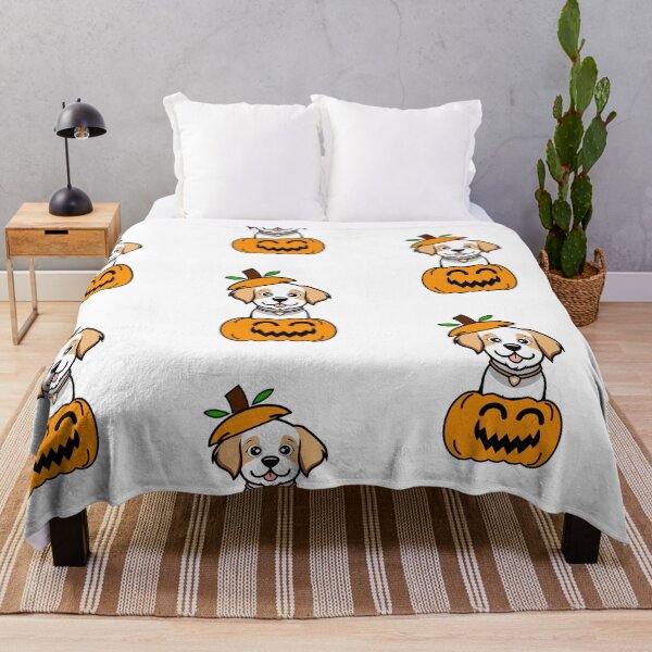 Item preview, Funny Happy Dog in a pumpkin designed and sold by Pet Station.