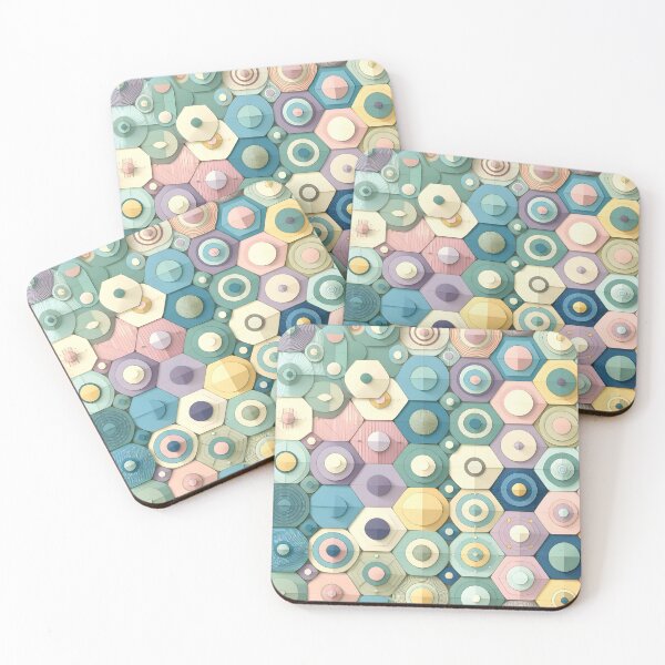 Item preview, Abstract Geometric Contemporary Design | Modern Artistic Pattern designed and sold by PillowTalkyZone.