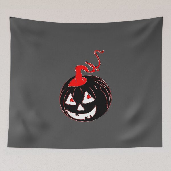 Item preview, Happy Hallowin Party Halloween day red pumpkin pixel art designed and sold by 4rpixs.