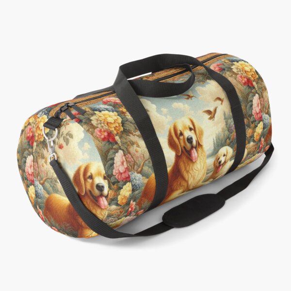 Artikelvorschau, Golden Retriver und Welpe Goldie entworfen und verkauft von Illuministique.