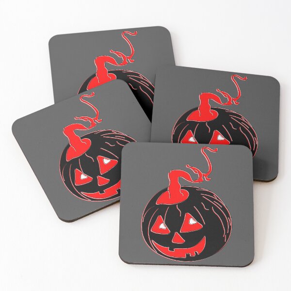 Item preview, Happy Hallowin Party Halloween day red pumpkin pixel art designed and sold by 4rpixs.
