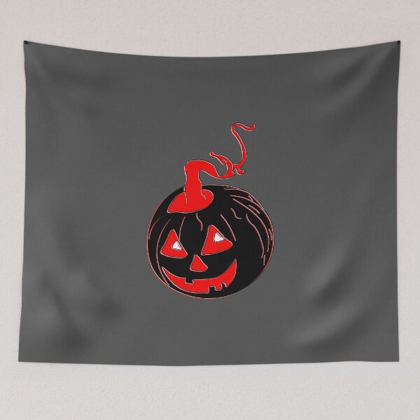 Item preview, Happy Hallowin Party Halloween day red pumpkin pixel art designed and sold by 4rpixs.
