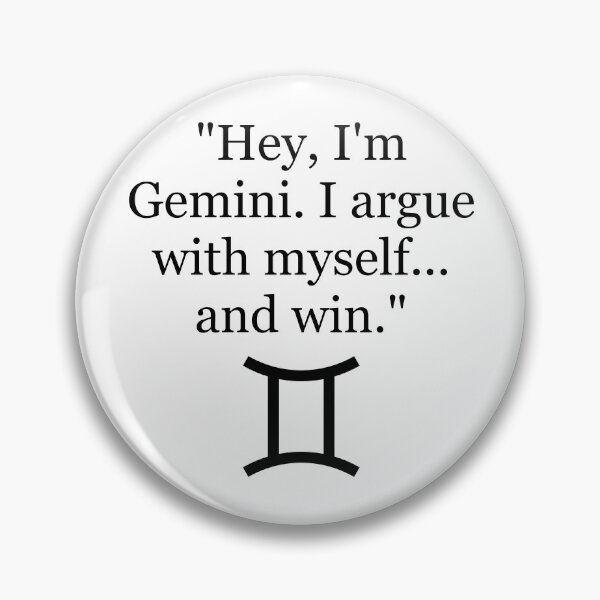 Item preview, Gemini Quote designed and sold by ArtfulMiller.