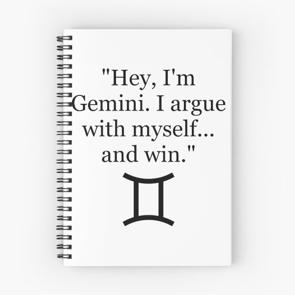Item preview, Gemini Quote designed and sold by ArtfulMiller.