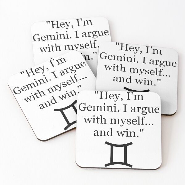 Item preview, Gemini Quote designed and sold by ArtfulMiller.