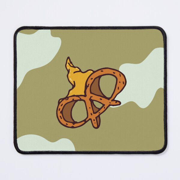 Item preview, pretzel and mustard designed and sold by VeganHotDog.