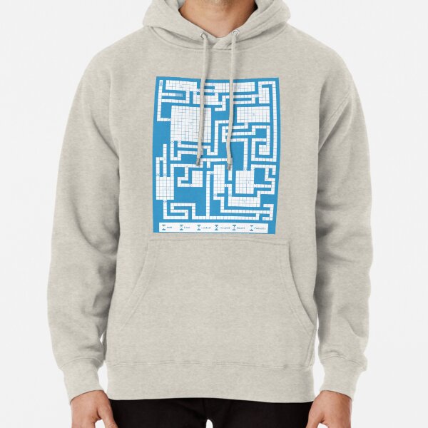 Old School RPG Map Pullover Hoodie