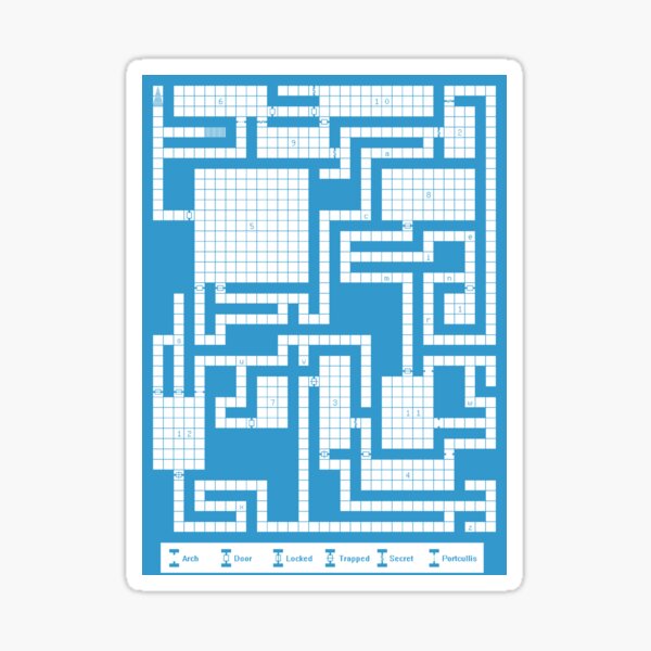 Old School RPG Map Sticker