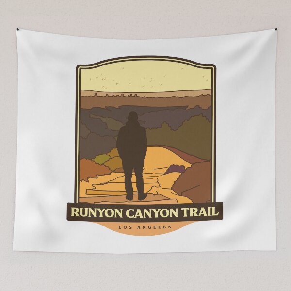 Item preview, Runyon Canyon Trail - Los Angeles hiking designed and sold by Moritz Schwäble.