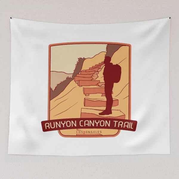 Item preview, Runyon Canyon Trail - Los Angeles hiking designed and sold by Moritz Schwäble.