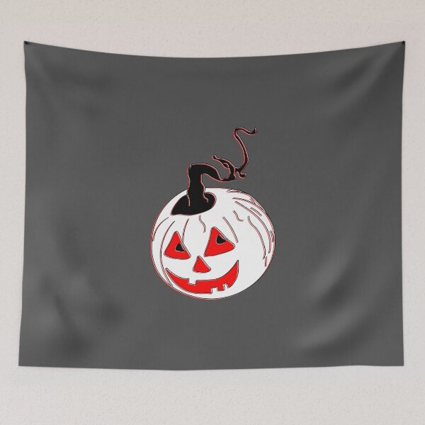Item preview, Happy Hallowin Party Halloween day red pumpkin pixel art designed and sold by 4rpixs.