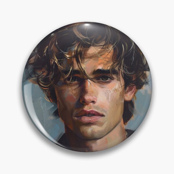 Item preview, Handsome young man, messy hair. designed and sold by Vanessa Taylor.