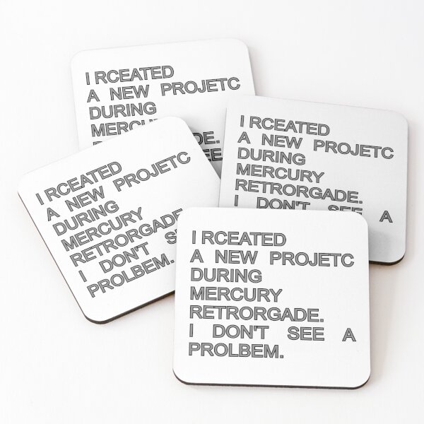 Item preview, I created a new project during Mercury retrograde. I don't see a problem. designed and sold by mariya-ivanova.