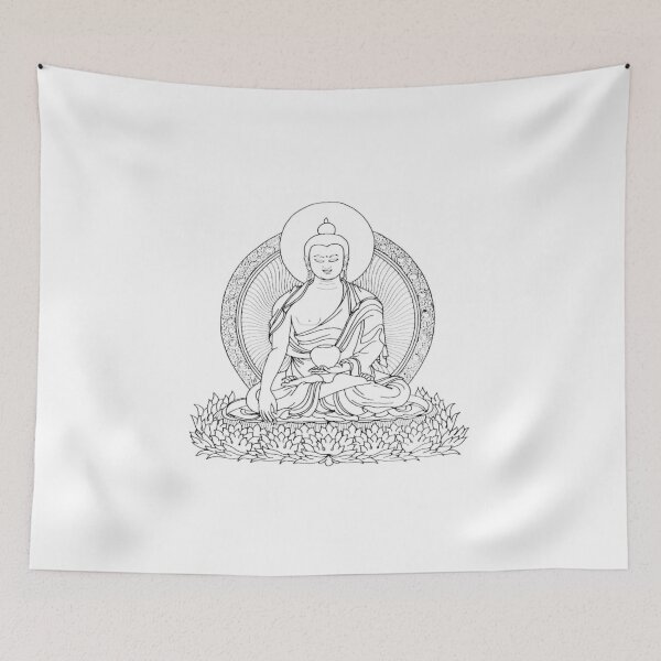 Item preview, Buddha Flowers designed and sold by RedSigilShop.