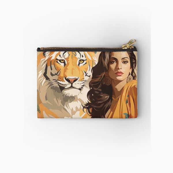Item preview, indian woman with tiger designed and sold by Rockwpapart.