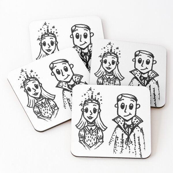 Item preview, Royal Prince and Princess Doodle designed and sold by Nalinne Jones.