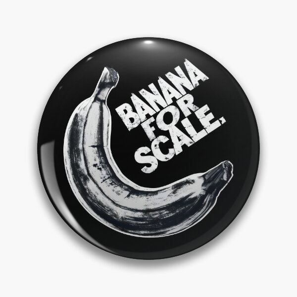 Item preview, Banana For Scale Black & White designed and sold by StarArtsStudio.