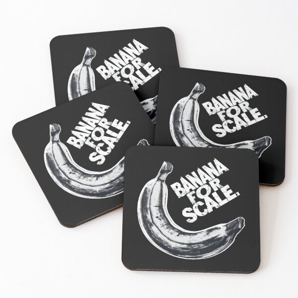 Item preview, Banana For Scale Black & White designed and sold by StarArtsStudio.
