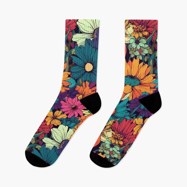Item preview, Vibrant Floral Themed Seamless Pattern Design designed and sold by mondmakes.