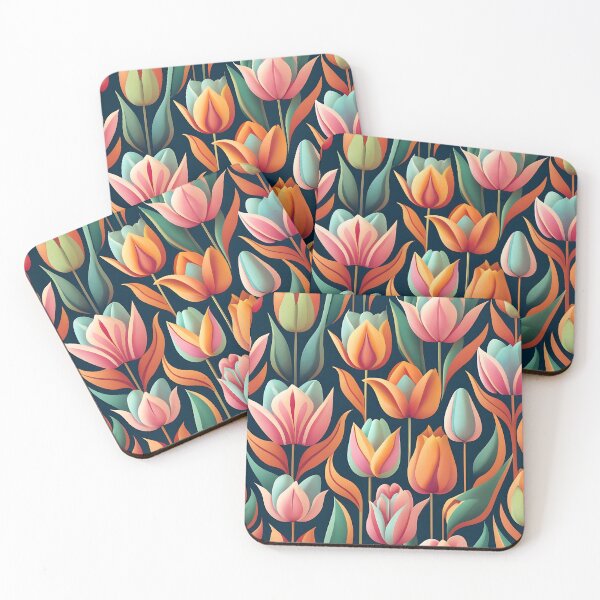 Item preview, Spring Tulip Pattern designed and sold by Tamas Das.