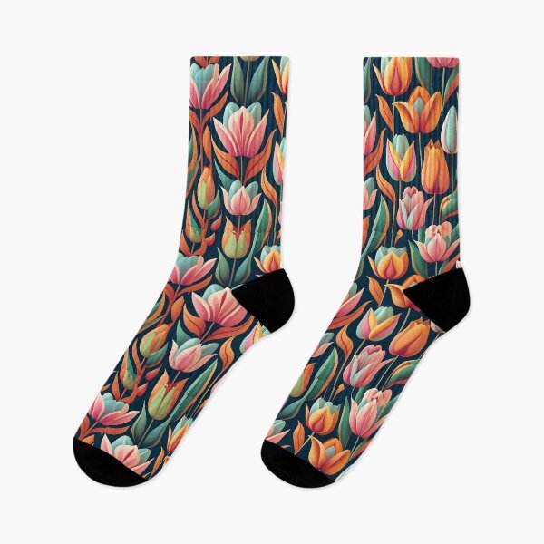 Item preview, Spring Tulip Pattern designed and sold by Tamas Das.