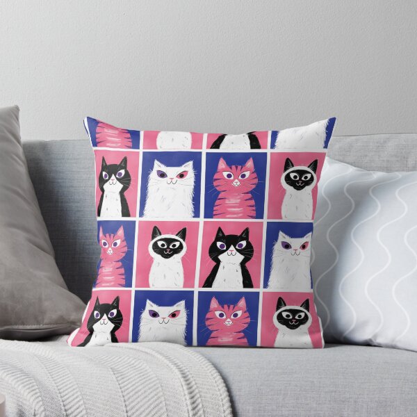 Item preview, Pop art cats designed and sold by ChonkypurrArt.