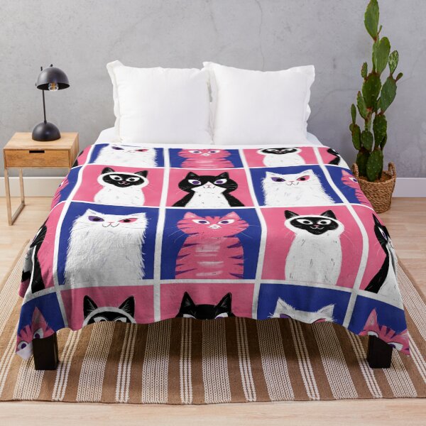 Item preview, Pop art cats designed and sold by ChonkypurrArt.