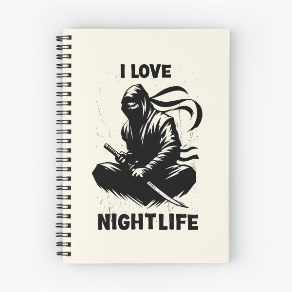 Item preview, Ninja: I Love Nightlife designed and sold by SesameTees.