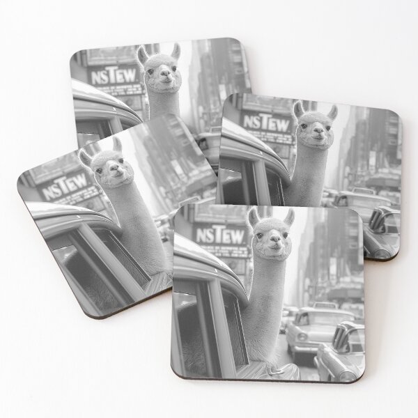 Item preview, Lama pacos street newyork art  designed and sold by Rockwpapart.