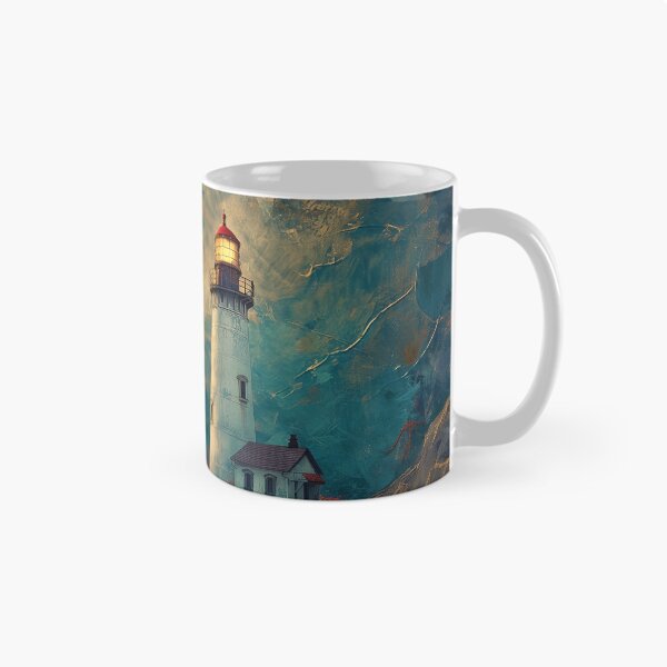 Item preview, ligh house with sunset designed and sold by Rockwpapart.