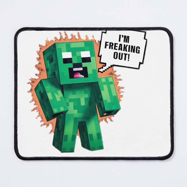 Item preview, Creeper Freaking Out designed and sold by PlanetMarker.