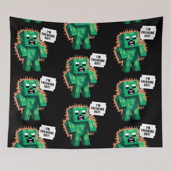 Item preview, Creeper Freaking Out designed and sold by PlanetMarker.