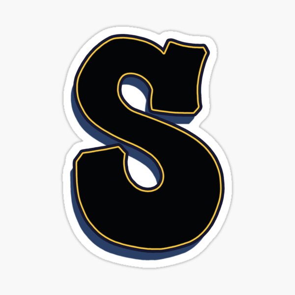S black / yellow Sticker
