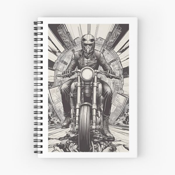 Item preview, VINTAGE BIKER #1 designed and sold by lebarbu.