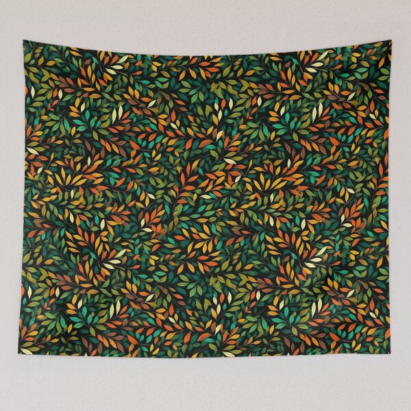 Item preview, Vibrant Leaf Designed Seamless Pattern designed and sold by mondmakes.