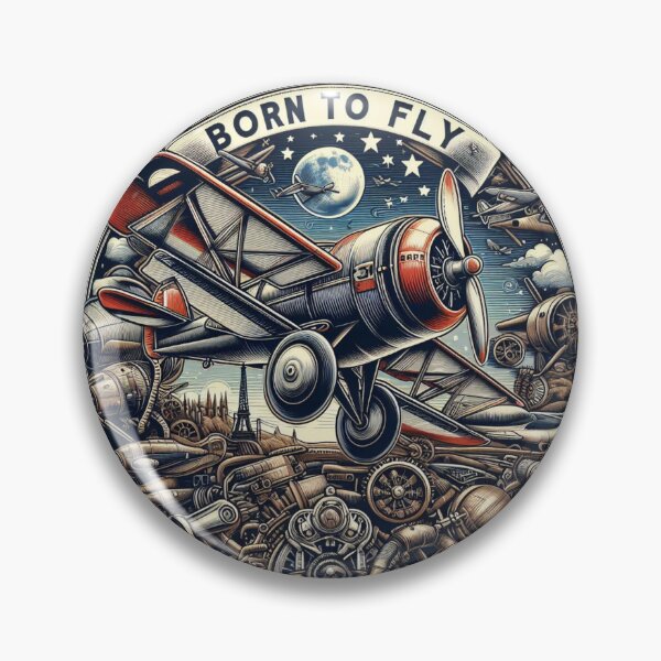 Item preview, Vintage Sky Warrior: Born to Fly Limited Edition Artwork designed and sold by artdesignby.