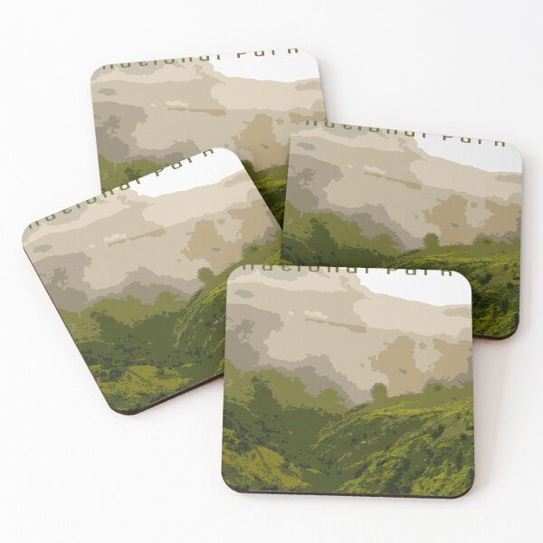 Item preview, Retro travel poster of a UK rural landscape. designed and sold by RobThorley.
