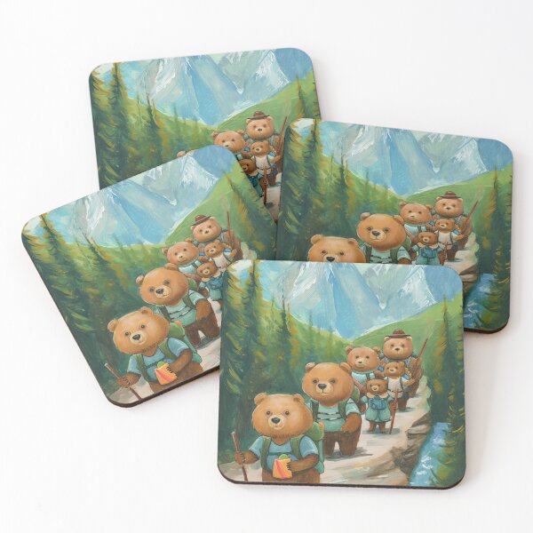 Item preview, Adventurous Bear Crew designed and sold by cute-animals99.