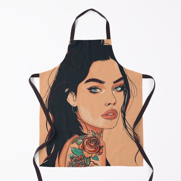 Aperçu de l'œuvre The alluring tattoo girl créée et vendue par Ursule-art.