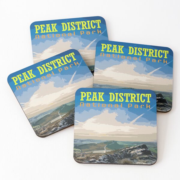 Item preview, Retro travel poster The Roaches, Peak District, UK. designed and sold by RobThorley.
