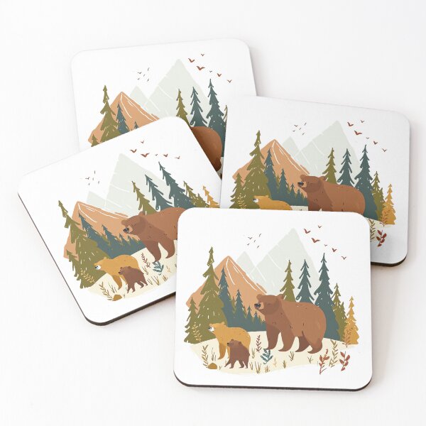 Item preview, Adventure with Bears designed and sold by cute-animals99.