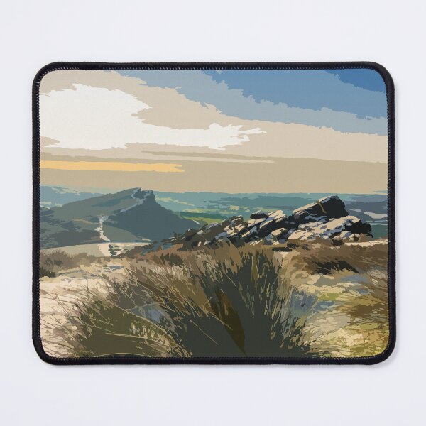 Item preview, Retro travel poster The Roaches, Peak District, UK. designed and sold by RobThorley.