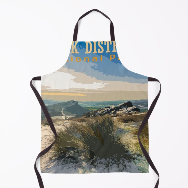 Item preview, Retro travel poster The Roaches, Peak District, UK. designed and sold by RobThorley.