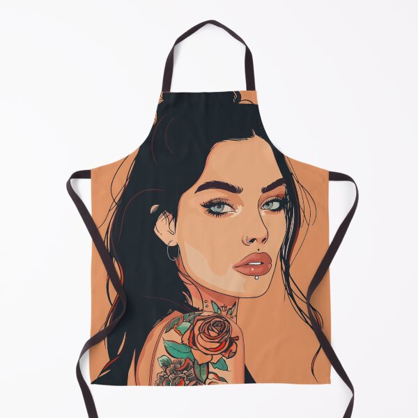 Aperçu de l'œuvre The alluring tattoo girl créée et vendue par Ursule-art.