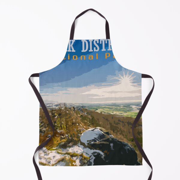 Item preview, Retro travel poster The Roaches, Peak District, UK. designed and sold by RobThorley.