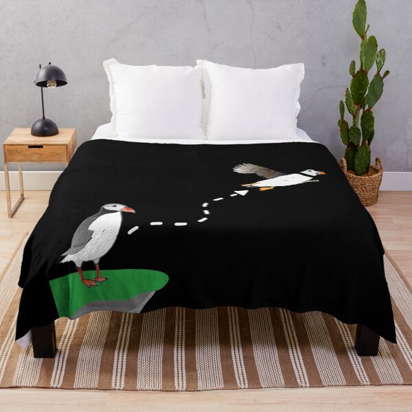 Item preview, Cute Atlantic puffin on sea cliff puffin lover flying puffin  designed and sold by Artstastic.